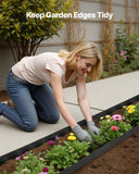 Laundry Cleaning Supplies: VEVOR Landscape Edging, 3000 x 4 cm Plastic Garden Border Edging with 120 Spikes, No Dig, Flexible Lawn Edgings Roll, UV-Resistant Mini Fence Borders Pathway Edgings for Flower Beds Yard Paver