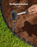 Laundry Cleaning Supplies: VEVOR Landscape Edging, 3000 x 4 cm Plastic Garden Border Edging with 120 Spikes, No Dig, Flexible Lawn Edgings Roll, UV-Resistant Mini Fence Borders Pathway Edgings for Flower Beds Yard Paver