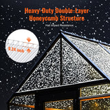 Life Jackets: VEVOR 15 Pack Polycarbonate Greenhouse Panels, 2' X 4' X 0.24'' Roof Panels Sheets, Waterproof UV Protected Corrugated Plastic Roofing, Impact Resistance Clear Roofing Sheets for Greenhouse/Garden