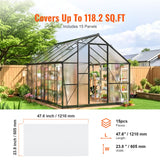 Life Jackets: VEVOR 15 Pack Polycarbonate Greenhouse Panels, 2' X 4' X 0.24'' Roof Panels Sheets, Waterproof UV Protected Corrugated Plastic Roofing, Impact Resistance Clear Roofing Sheets for Greenhouse/Garden