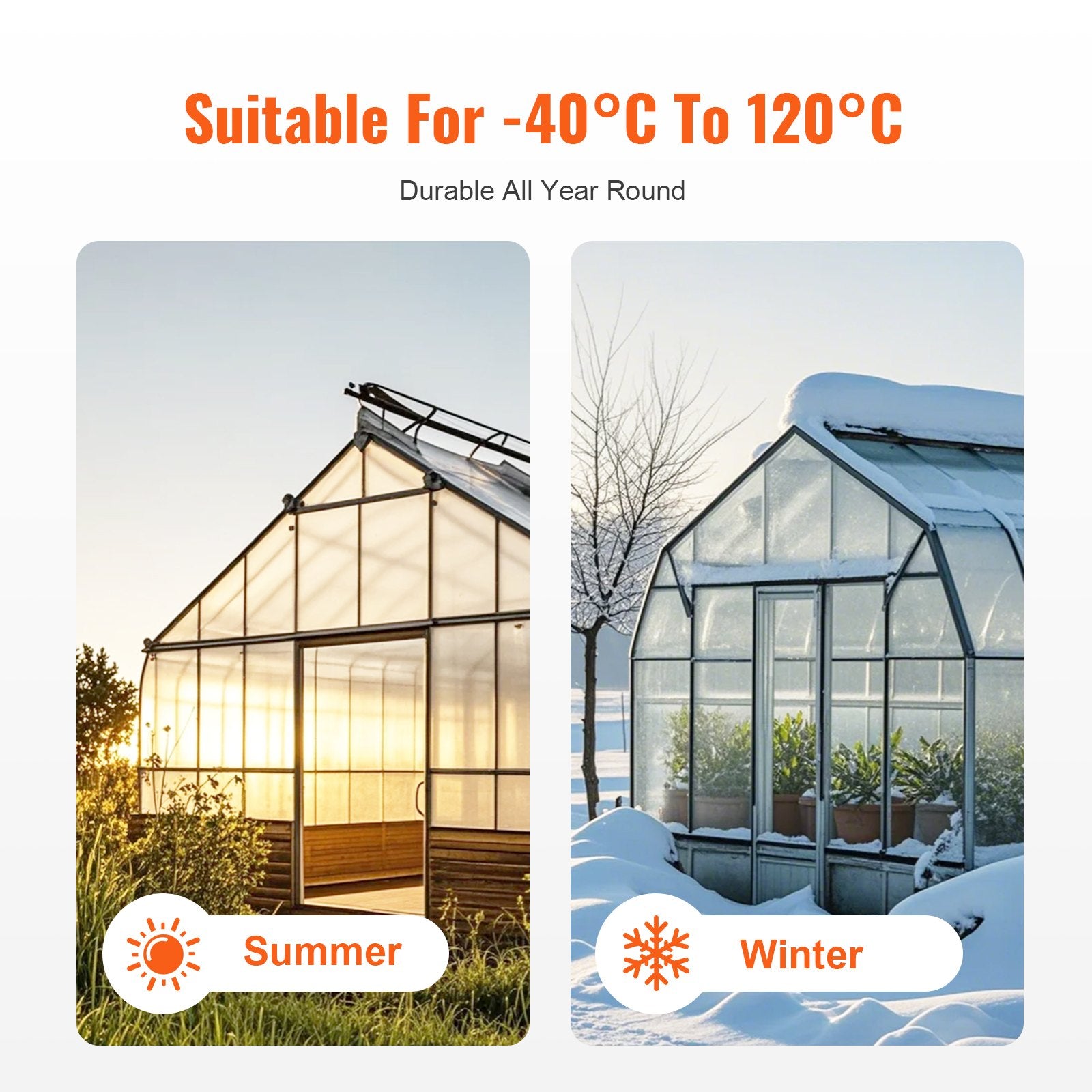 Caravan Accessories: VEVOR 5 Pack Polycarbonate Greenhouse Panels 2' X 4' X 0.32'' Roof Sheets