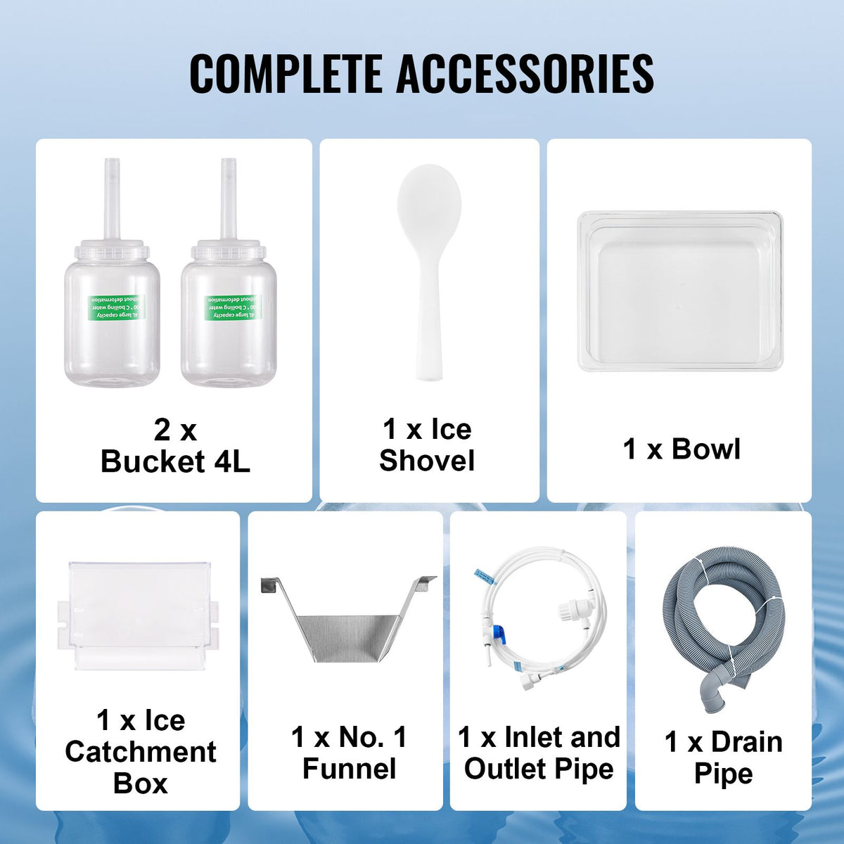 Commercial Snowflake Ice Machine, 385LBS/24H Snowflake Ice Maker, Stainless Steel Ice Shaver Machine, Electric Snow Cone Maker, Liquid Cooling System for Rapid Heat Dissipation, Ice Cream