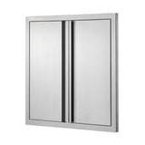 BBQs & Accessories: VEVOR BBQ Access Door, 610x610 mm Double Outdoor Kitchen Door, Stainless Steel Flush Mount Door, Wall Vertical Door with Recessed Handles , for BBQ Island, Grilling Station, Outside Cabinet