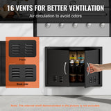 BBQs & Accessories: VEVOR BBQ Access Door,762 x533 mm Double Outdoor Kitchen Door, Cold Plate Flush Mount Door, Wall Vertical Door with Handles and Ventss, for BBQ Island, Grilling Station, Outside Cabinet