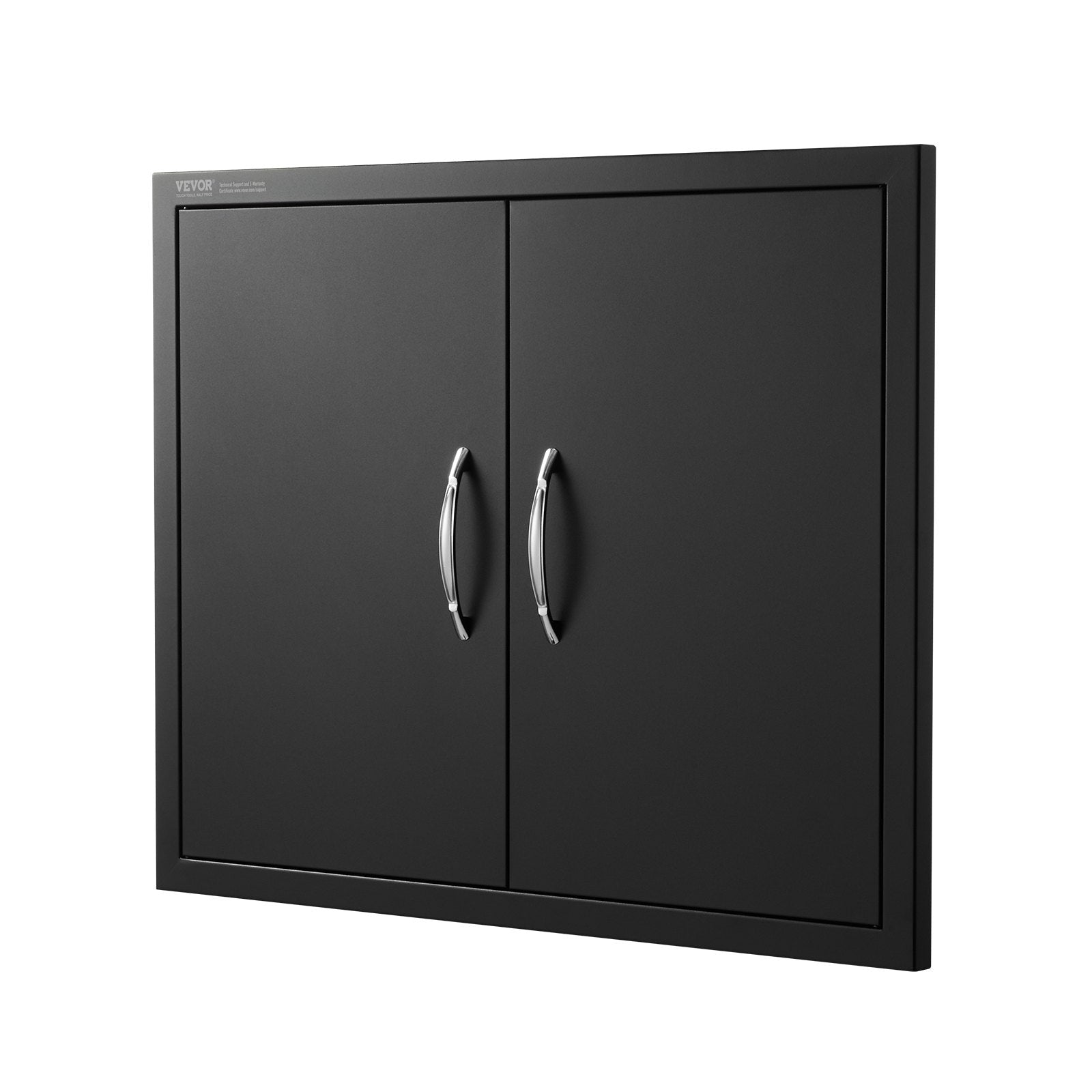 BBQs & Accessories: VEVOR BBQ Access Door, 788x610 mm Double Outdoor Kitchen Door, Cold Plate Flush Mount Door, Wall Vertical Door with Handles, for BBQ Island, Grilling Station, Outside Cabinet