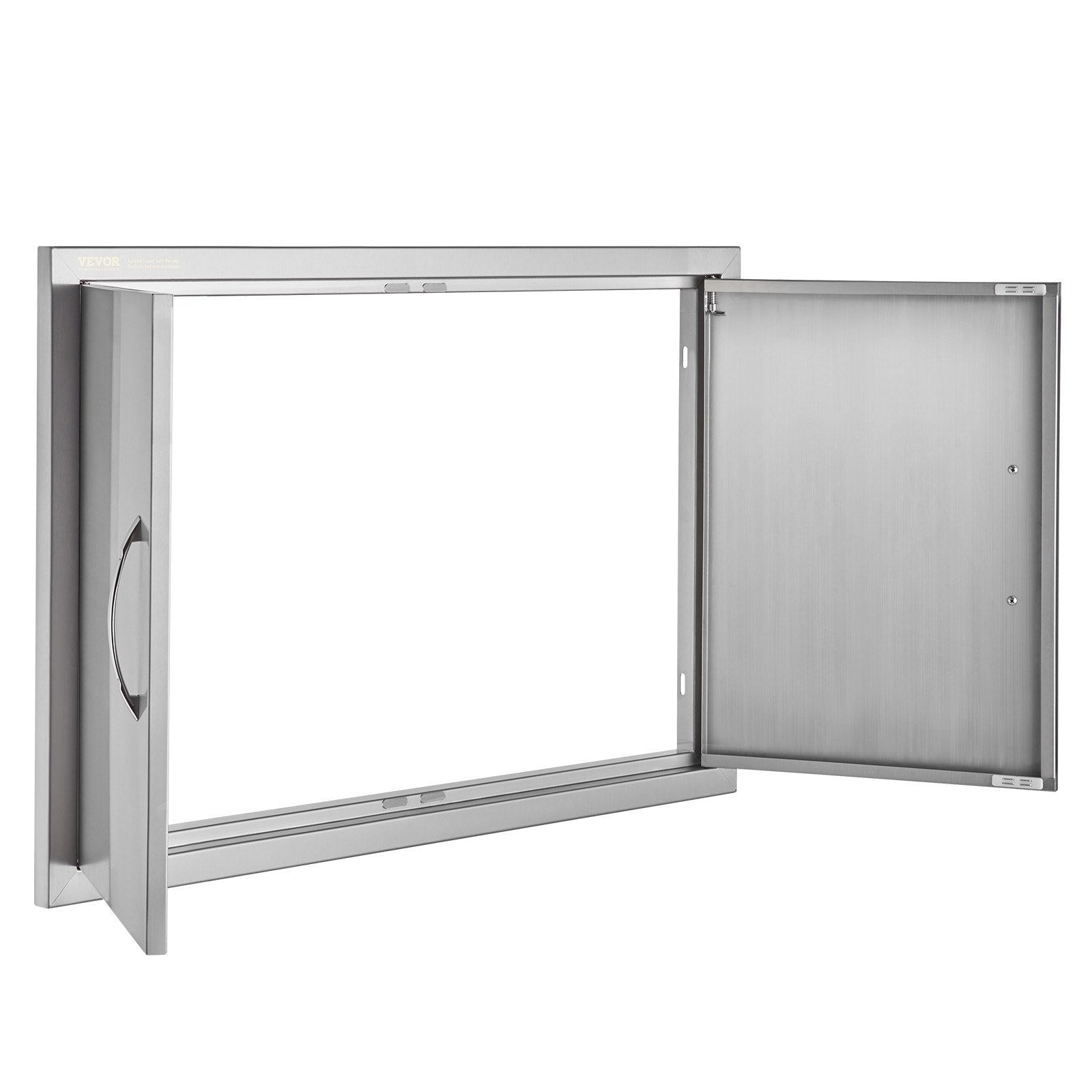 BBQs & Accessories: VEVOR BBQ Access Door, 838x558 mm Double Outdoor Kitchen Door, Stainless Steel Flush Mount Door, Wall Vertical Door with Handles, for BBQ Island, Grilling Station, Outside Cabinet