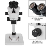Gardening Tools: Vevor 3.5X-90X Trinocular Stereo Microscope w/Pillar Stand Biological Reliable Lab