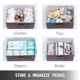 Clothing & Wardrobe Storage: VEVOR Dresser Storage Tower with 5 Fabric Drawer Steel Frame Storage Cabinet Bin Storage Organizer Unit Fabric Cube Dresser Chest Cabinet Coffee Wide (Coffee/Wide)