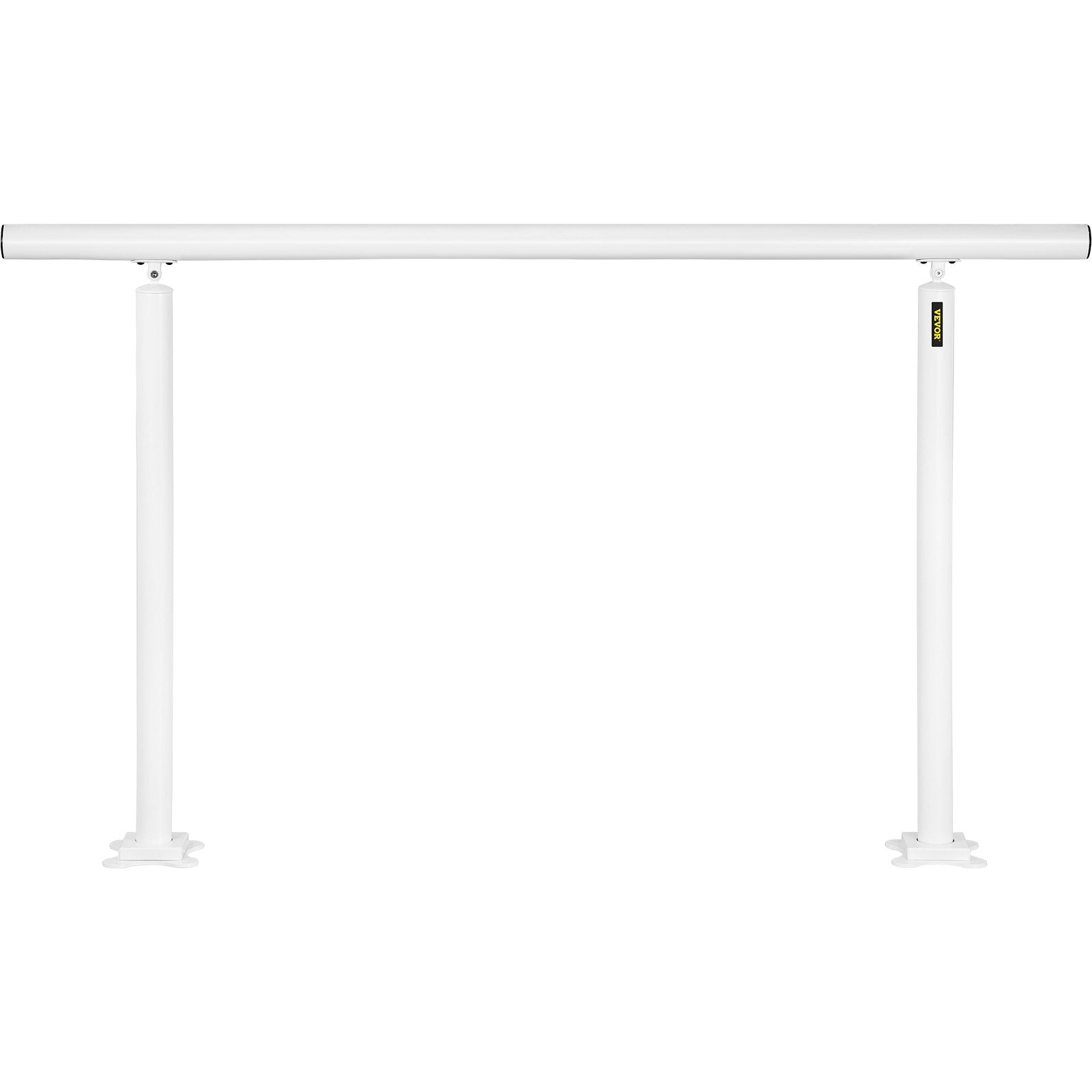 Door Hardware: VEVOR Outdoor Stair Railing Kit, 5 FT Handrails 0-5 Steps, Adjustable Angle White Aluminum Stair Hand Rail for The Elderly, Handrails for Outdoor Steps