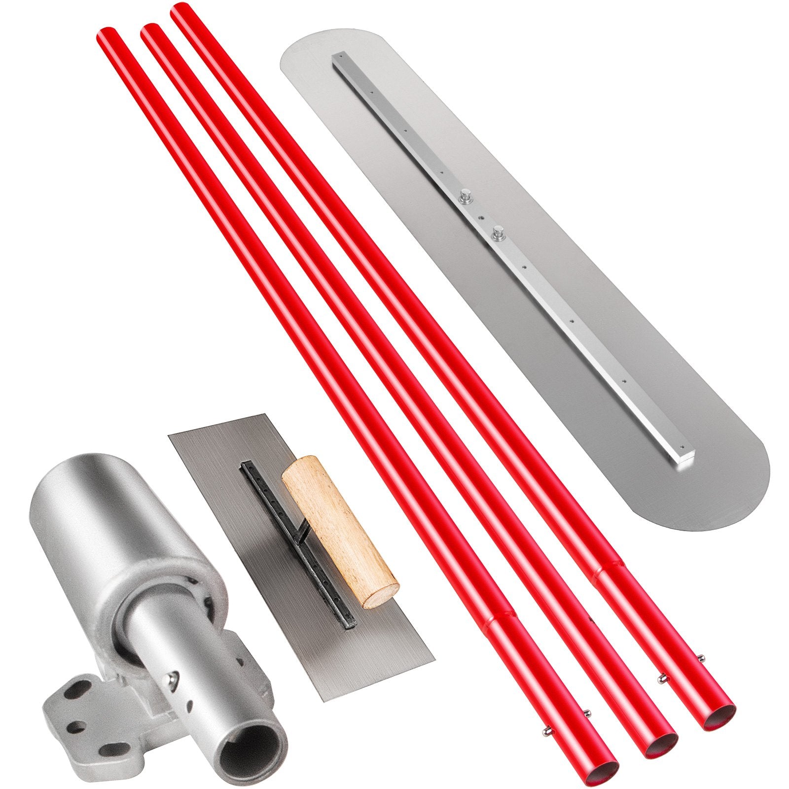Masonry Tools: Vevor Bull Float Concrete Float 1200x200mm Concrete Tool Trowel Float Handle & Bracket