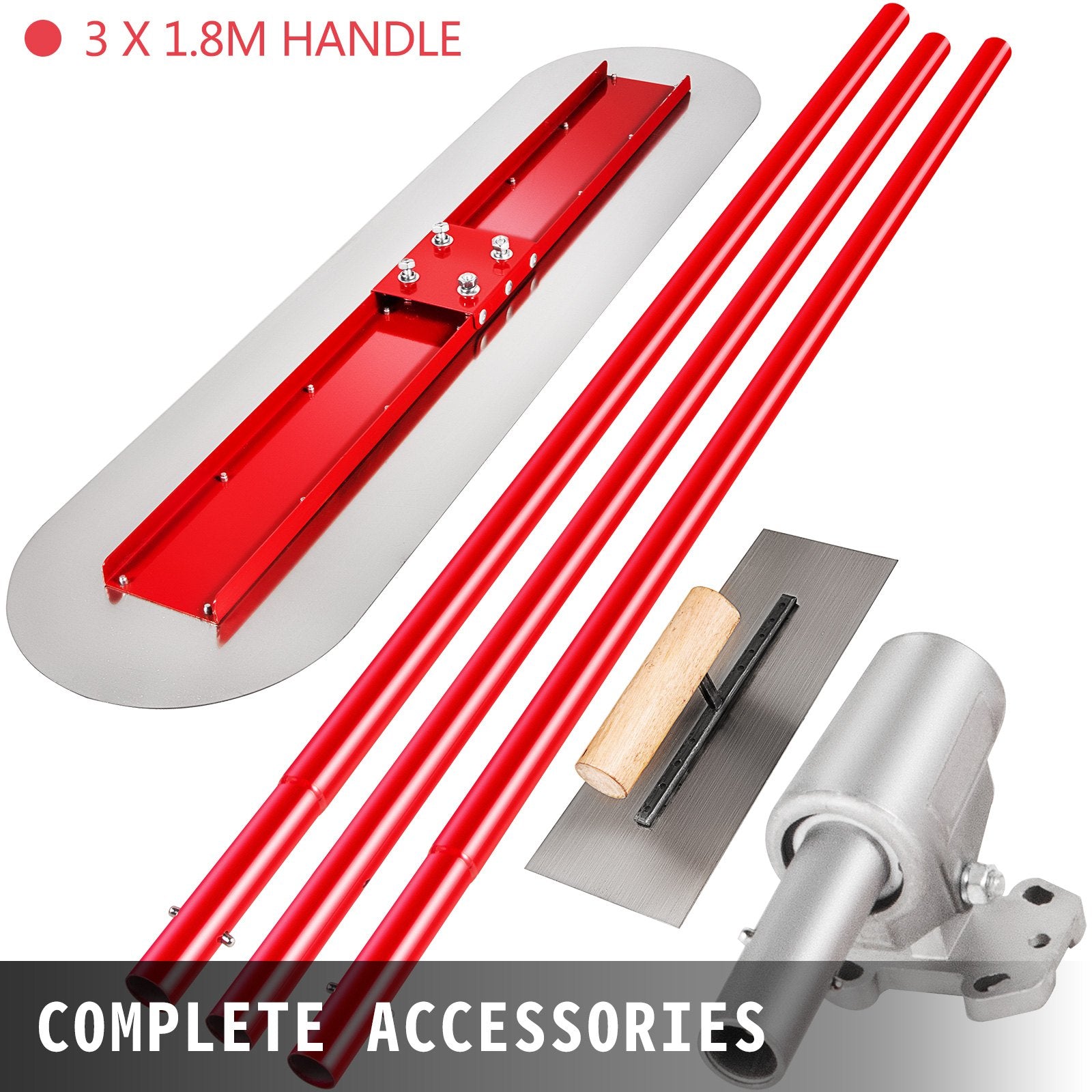 Masonry Tools: VEVOR Bull Float Manganese Steel Concrete Float 1200x300mm Concrete Float Tool Cement Tool Bull Concrete Kit Bull Pool Float Bull Float Handle Bull Float Bracket Concrete Tool Finishing Bull Float
