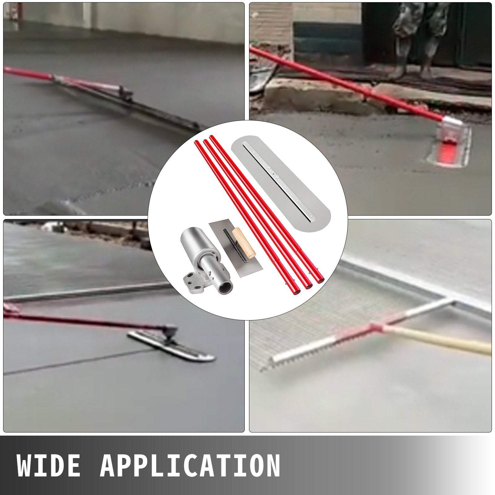 Masonry Tools: Vevor Bull Float Concrete Float 900x200mm Concrete Tool, Trowel Float Handle & Bracket