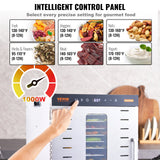 Food Dehydrators: VEVOR 10 Trays Food Dehydrator Machine Stainless Steel 1000W Jerky Fruit Drying