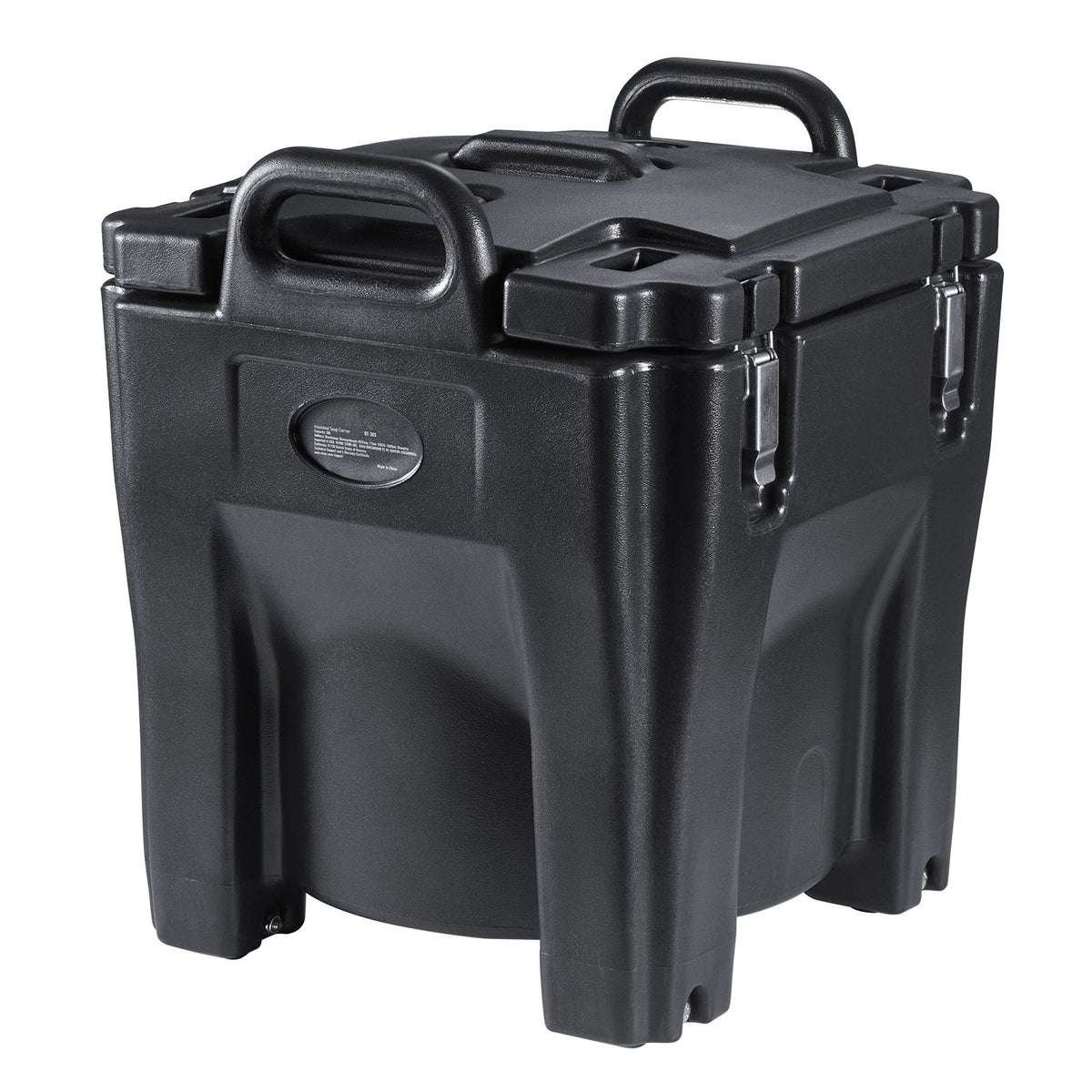 Insulated Food Carrier, 30L Capacity, Stackable Catering Hot Box with Stainless Steel Barrel, Top Load LLDPE Food Warmer with Integral Handles Buckles Stationary Base, for Restaurant Canteen, B