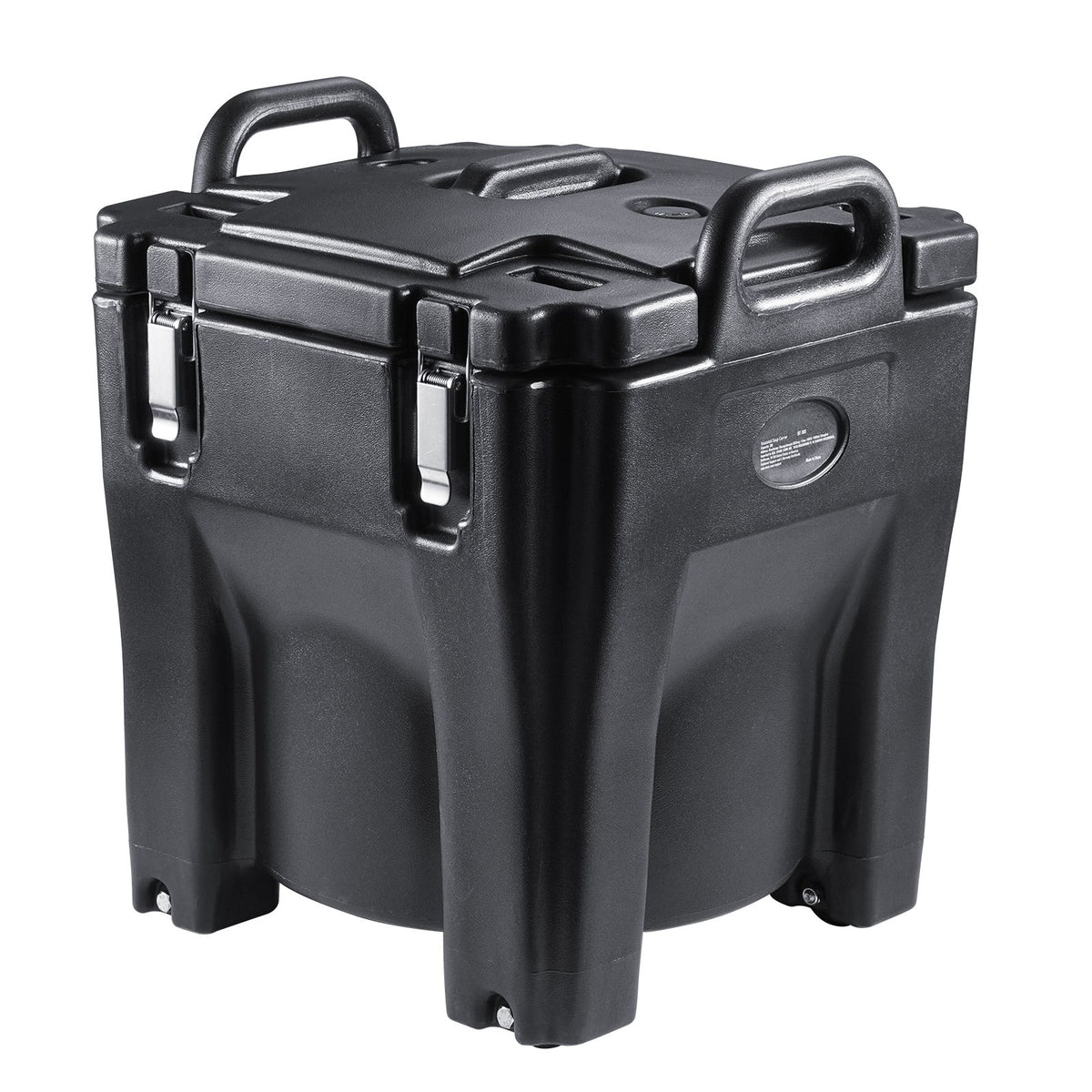 Insulated Food Carrier, 30L Capacity, Stackable Catering Hot Box with Stainless Steel Barrel, Top Load LLDPE Food Warmer with Integral Handles Buckles Stationary Base, for Restaurant Canteen, B