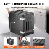 Food Storage: VEVOR Insulated Food Pan Carrier, 90L Hot Box for Catering, LLDPE Food Box Carrier with Double Buckles, Front Loading Food Warmer for Restaurant, Canteen, etc.