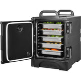 Food Warmers & Chafing Dishes: VEVOR Insulated Food Pan Carrier Stackable Catering Dishbox 81QT Chafing Dish