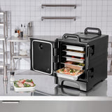 Food Warmers & Chafing Dishes: VEVOR Insulated Food Pan Carrier Stackable Catering Dishbox 81QT Chafing Dish