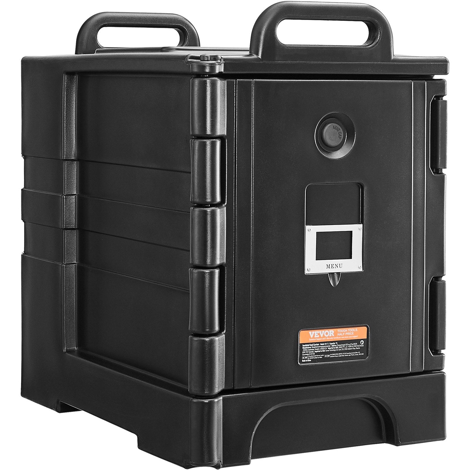 Food Warmers & Chafing Dishes: VEVOR Insulated Food Pan Carrier Stackable Catering Dishbox 81QT Chafing Dish