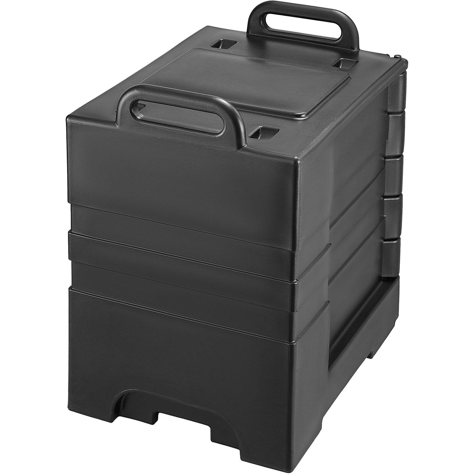 Food Warmers & Chafing Dishes: VEVOR Insulated Food Pan Carrier Stackable Catering Dishbox 81QT Chafing Dish