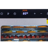Food Dehydrators: VEVOR 10 Trays Food Dehydrator Machine Stainless Steel 800W Jerky Fruit Drying