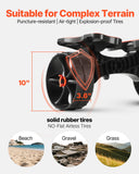 Canoes & Kayaks: VEVOR Kayak Cart, 136.1 kg Load Capacity, Foldable Kayak Trolley with 25.4 cm Solid Rubber Tires & 1 Ratchet Strap, Paddle Board Trolley for Carrying Kayaks, Canoes, Paddleboards, Float Mats,Jon Boats