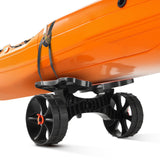 Canoes & Kayaks: VEVOR Kayak Cart, 136.1 kg Load Capacity, Foldable Kayak Trolley with 25.4 cm Solid Rubber Tires & 1 Ratchet Strap, Paddle Board Trolley for Carrying Kayaks, Canoes, Paddleboards, Float Mats,Jon Boats