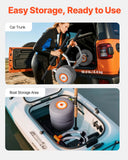 Canoes & Kayaks: VEVOR Kayak Cart, 158.8 kg Load Capacity, Kayak Trolley with 30.5 cm Inflatable PU Tires & 2 Straps, Assembles & Disassembles Within Seconds, Paddle Board Trolley for Carrying Kayaks and Canoes