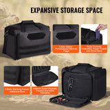 Basketball & Basketball Accessories: VEVOR Range Bag for 3 Pistols Tactical Gun Range Bag Single Shoulder Strip Black