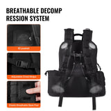 Basketball & Basketball Accessories: VEVOR Tactical Range Backpack for 6 Pistols Gun Backpack Black