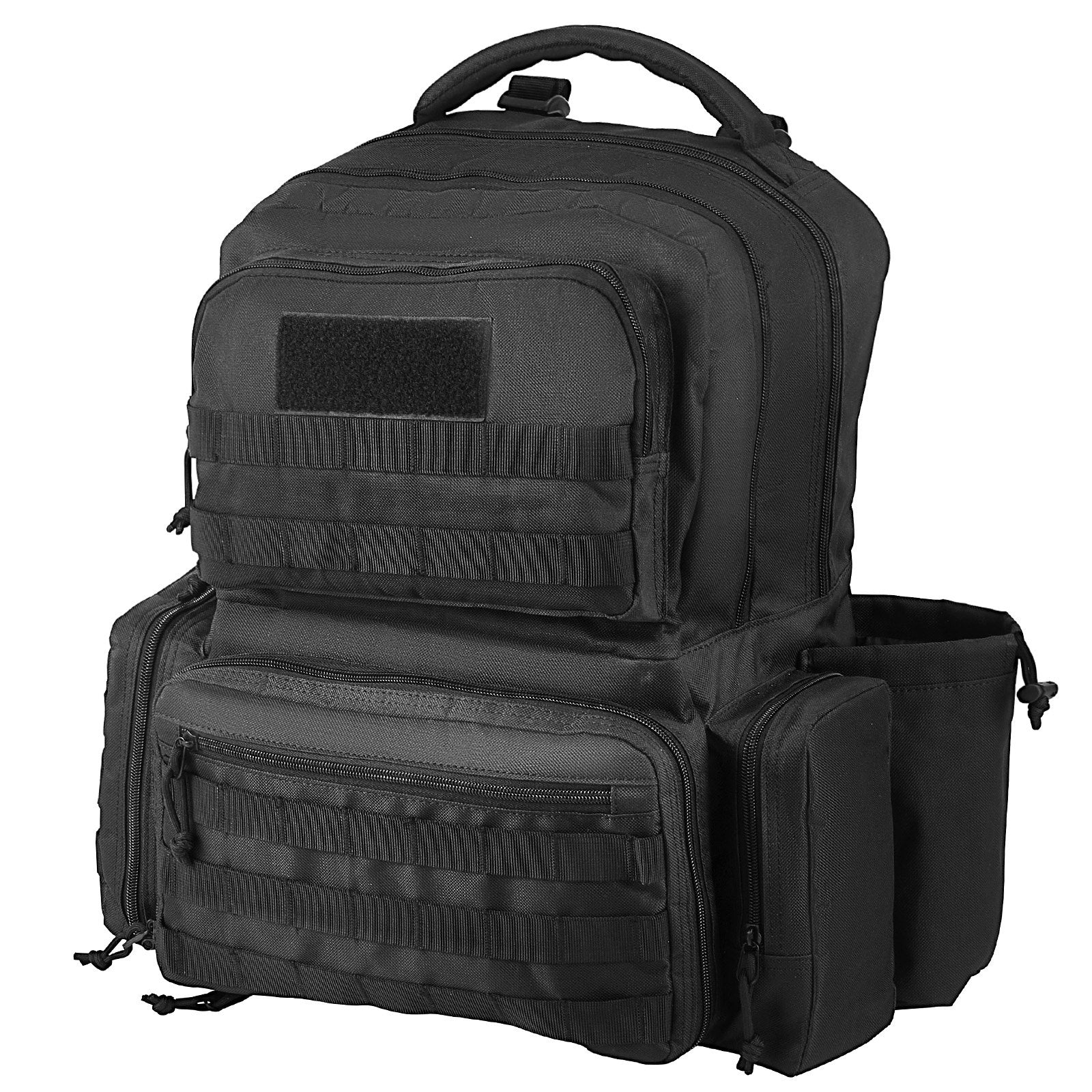 Basketball & Basketball Accessories: VEVOR Tactical Range Backpack for 6 Pistols Gun Backpack Black