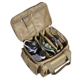 Basketball & Basketball Accessories: VEVOR Range Bag for 4 Pistols, Tactical Gun Range Bag with 3 Detachable Baffles & 6 Magazines, Firearm Shooting Handgun Bag for Outdoor Hunting Shooting Pistol Bag with Single Shoulder Strip, Brown