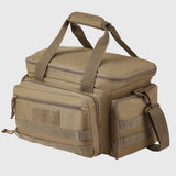 Basketball & Basketball Accessories: VEVOR Range Bag for 4 Pistols, Tactical Gun Range Bag with 3 Detachable Baffles & 6 Magazines, Firearm Shooting Handgun Bag for Outdoor Hunting Shooting Pistol Bag with Single Shoulder Strip, Brown