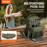 Basketball & Basketball Accessories: VEVOR Tactical Range Backpack for 6 Pistols Gun Backpack Green