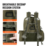 Basketball & Basketball Accessories: VEVOR Tactical Range Backpack for 6 Pistols Gun Backpack Green