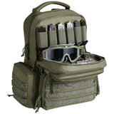 Basketball & Basketball Accessories: VEVOR Tactical Range Backpack for 6 Pistols Gun Backpack Green
