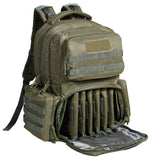 Basketball & Basketball Accessories: VEVOR Tactical Range Backpack for 6 Pistols Gun Backpack Green