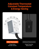 Automotive Repair & Speciality Tools: VEVOR 380 mm Gable Mount Fan 1300 CFM Attic Vent Fan with Adjustable Thermostat