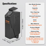 Automotive Repair & Speciality Tools: VEVOR Mounted Gun Safe for Pistols Biometric Gun Safe 3 Access Ways for 1 Pistol