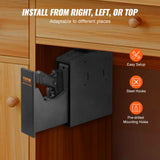 Automotive Repair & Speciality Tools: VEVOR Mounted Gun Safe for Pistols Biometric Gun Safe 3 Access Ways 1 Pistol