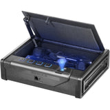 Automotive Repair & Speciality Tools: VEVOR Gun Safe for Pistols Biometric Gun Safe with 3 Access Ways for 2 Pistols