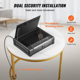 Automotive Repair & Speciality Tools: VEVOR Gun Safe for Pistols Biometric Gun Safe with 3 Access Ways for 2 Pistols