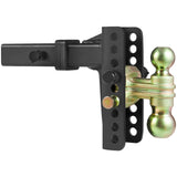Automotive Repair & Speciality Tools: VEVOR Adjustable Trailer Hitch, 152.4 mm Drop & 114.3 mm Rise Hitch Ball Mount with 50.8 mm Receiver, Solid Tube, 6350 kg GTW, 50.8 mm and 58.7 mm 45# Steel Tow Balls with Key Lock for Truck Towing