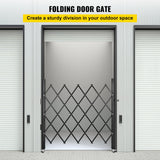 Fence & Gate Accessories: VEVOR Single Folding Security Gate Folding Door Gate 37"W x 48"H Scissor Gate