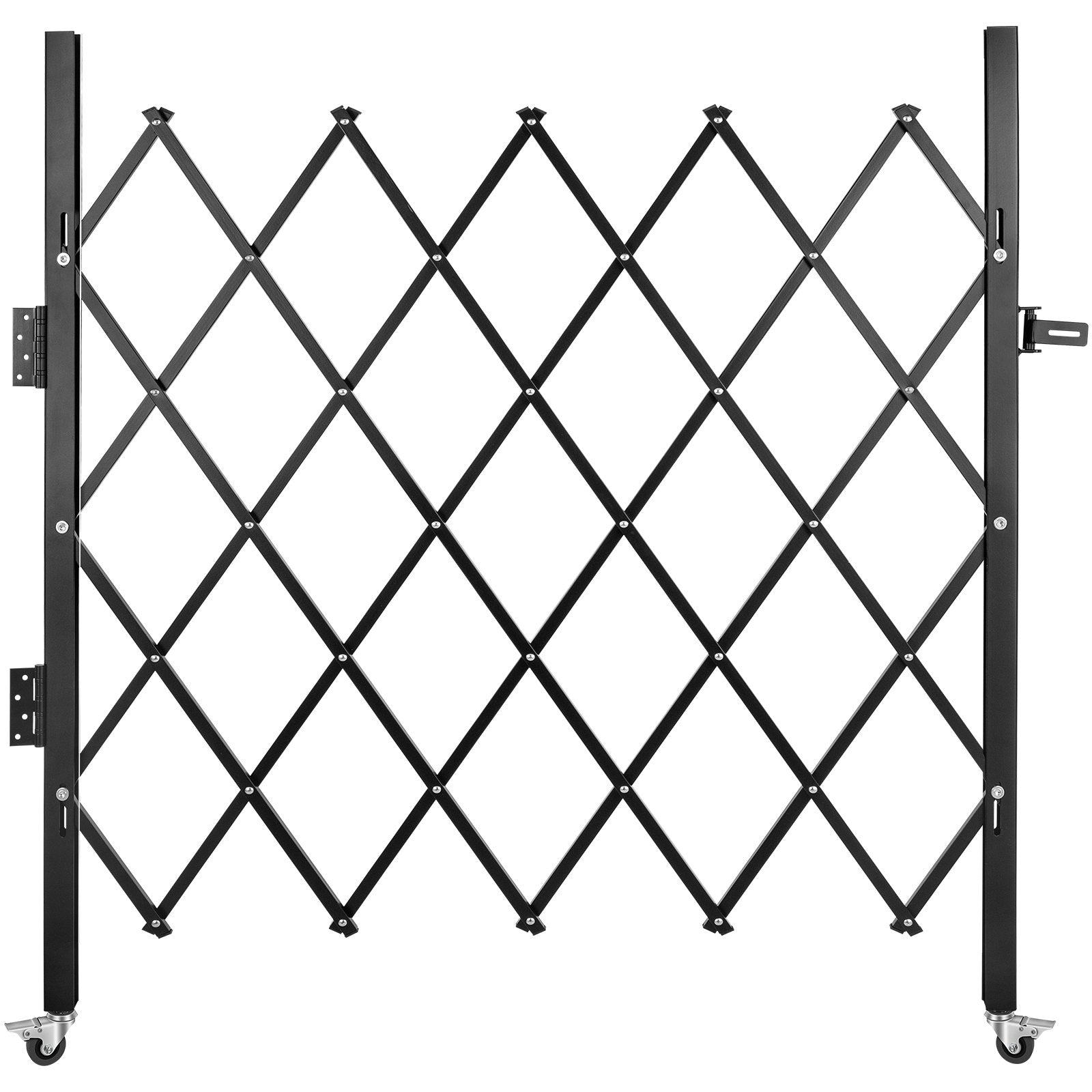 Fence & Gate Accessories: VEVOR Single Folding Security Gate Folding Door Gate 48"H x 66"W Scissor Gate