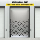 Fence & Gate Accessories: VEVOR Single Folding Security Gate Folding Door Gate 48"H x 66"W Scissor Gate