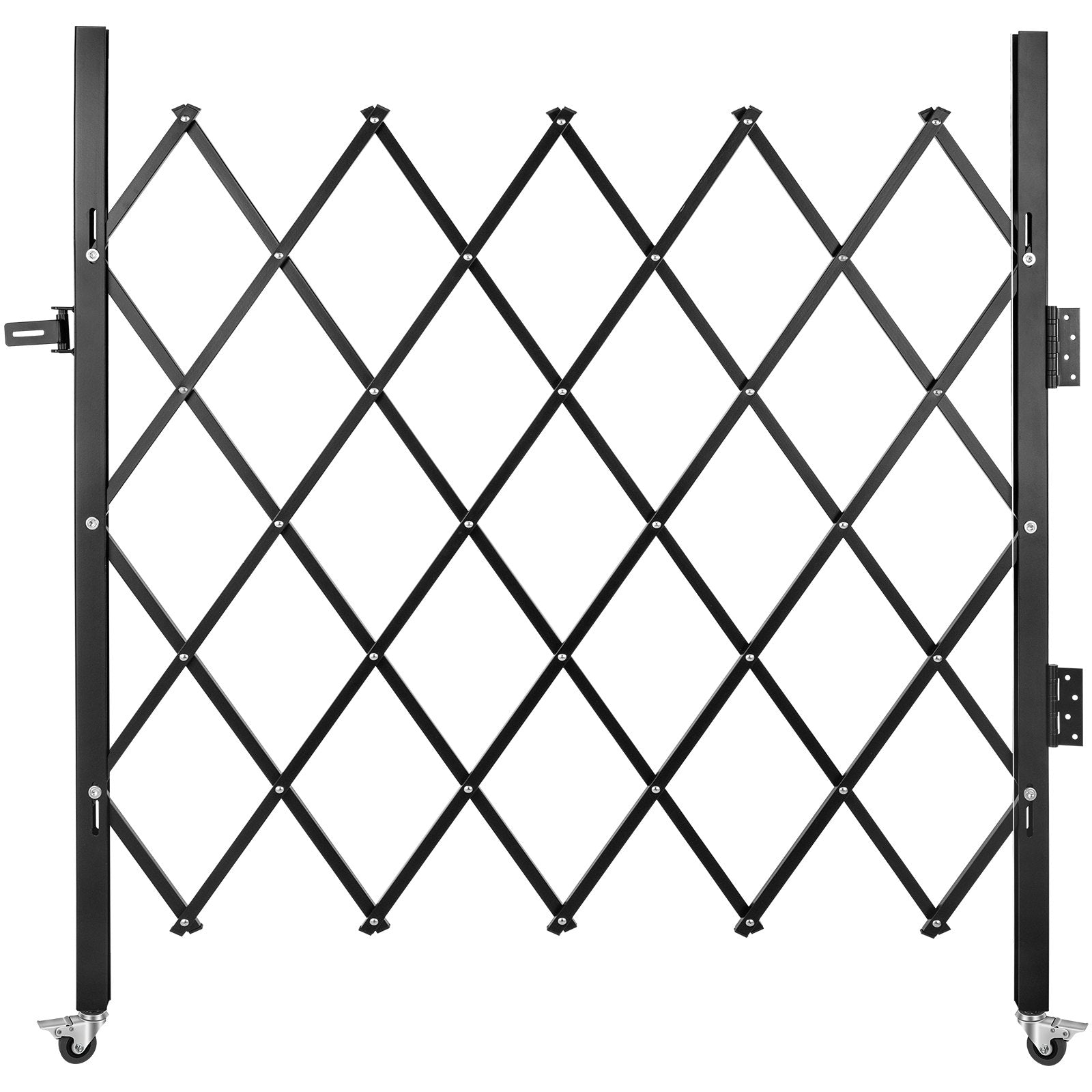 Fence & Gate Accessories: VEVOR Single Folding Security Gate Folding Door Gate 48"H x 66"W Scissor Gate