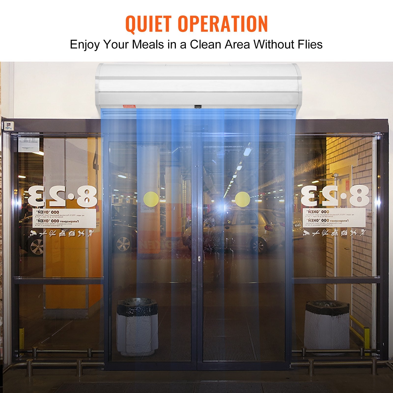 Curtain Accessories: VEVOR 0.9m Commercial Indoor Air Curtain Super Power 2 Speeds 1528m³/h, UL Certified Wall Mounted Air Curtains for Doors, Indoor Over Door Fan with Heavy Duty Limit Switch, Easy-Install Unheated