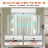 Curtain Accessories: VEVOR 0.9m Commercial Indoor Air Curtain Super Power 2 Speeds 1528m³/h, UL Certified Wall Mounted Air Curtains for Doors, Indoor Over Door Fan with Heavy Duty Limit Switch, Easy-Install Unheated