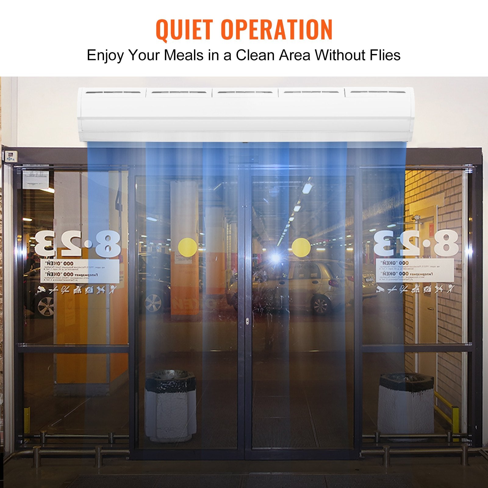 Curtain Accessories: VEVOR 1.5m Commercial Indoor Air Curtain Super Power 2 Speeds 2547m³/h, UL Certified Wall Mounted Air Curtains for Doors, Indoor Over Door Fan with Heavy Duty Limit Switch, Easy-Install Unheated
